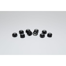 Black M3 Aluminum Locknuts by Vision Racing SRP $22.54