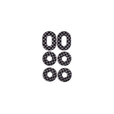 5mm Stick on Carbon Body Protective Dots by Vision Racing SRP $15.78