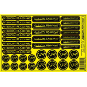 Factory Decals Flo Yellow by Vision Racing SRP $31.56