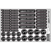 Factory Decals White by Vision Racing SRP $22.54