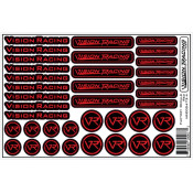 Factory Decals Red by Vision Racing SRP $22.54