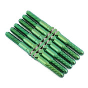 TLR 22 5.0 Elite - HyperMax 3.5mm Titanium Turnbuckle Kit Green by Whitz Racing TLR 22 5.0 Elite - HyperMax 3.5mm Titanium Turnbuckle Kit Green by Whitz Racing
