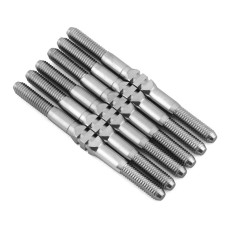 TLR 22 5.0 Elite - HyperMax 3.5mm Titanium Turnbuckle Kit Natural by Whitz Racing SRP $127.42