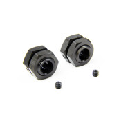 Alum.  Wheel Hub & Nut Qty 2