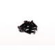 AXA146 Hex Socket Flat Head M3x12mm Black (10)