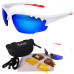 Breeze Sunglasses white/red TR90 frame 3 lense sets, Cat 0 yellow low light, 2 beige polarized, 3 Frostech blue mirror, 100% UVA/B by Rapid Eyewear SRP $79.99 Breeze Sunglasses white/red TR90 frame 3 lense sets, Cat 0 yellow low light, 2 beige polarized, 3 Frostech blue mirror, 100% UVA/B by Rapid Eyewear SRP $79.99