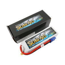 Gens Ace 4000mAh 4S 14.8v 30C Lipo Battery 136x42x30mm 376g EC5 Plug XH Balance Soaring Series SRP $136.13