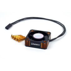 Dash Ultra High Speed HV Motor Cooling Fan 30x30x10mm (Alu) Black Golden Dash Ultra High Speed HV Motor Cooling Fan 30x30x10mm (Alu) Black Golden