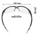 Expert Sunglasses black/orange TR90 frame 3 lense sets, Cat 0 yellow low light, 2 beige ploarized, 3 Frostech red mirror 100% UVA/B protection by Rapid Eyewear SRP $79.99