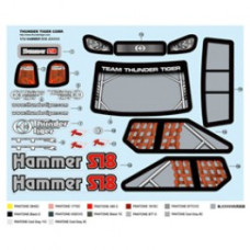 DECAL SHEET, MT12 DECAL SHEET, MT12