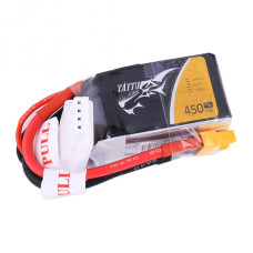 Tattu 450mAh 11.1V 3S 75C Lipo Battery Lipo Battery Pack XT30 Plug SRP $31.88