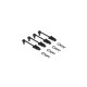 AR390165 Body Clip/Pin with Retainer 1/10 Scale Black (4) by ARRMA SRP $11.19