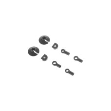 AR330338 Shock Rod End Set Nero (2) Fits 6S Kraton, Outcast, Notorious, Talion, Senton, Typhon by Arrma AR330338 Shock Rod End Set Nero (2) Fits 6S Kraton, Outcast, Notorious, Talion, Senton, Typhon by Arrma