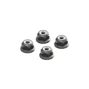 AR708008 Flanged Nyloc Locknut 4mm Silver (4) by ARRMA SRP $11.87